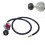 1Régulateur En Laiton Noir Pour Barbecue Camping 1