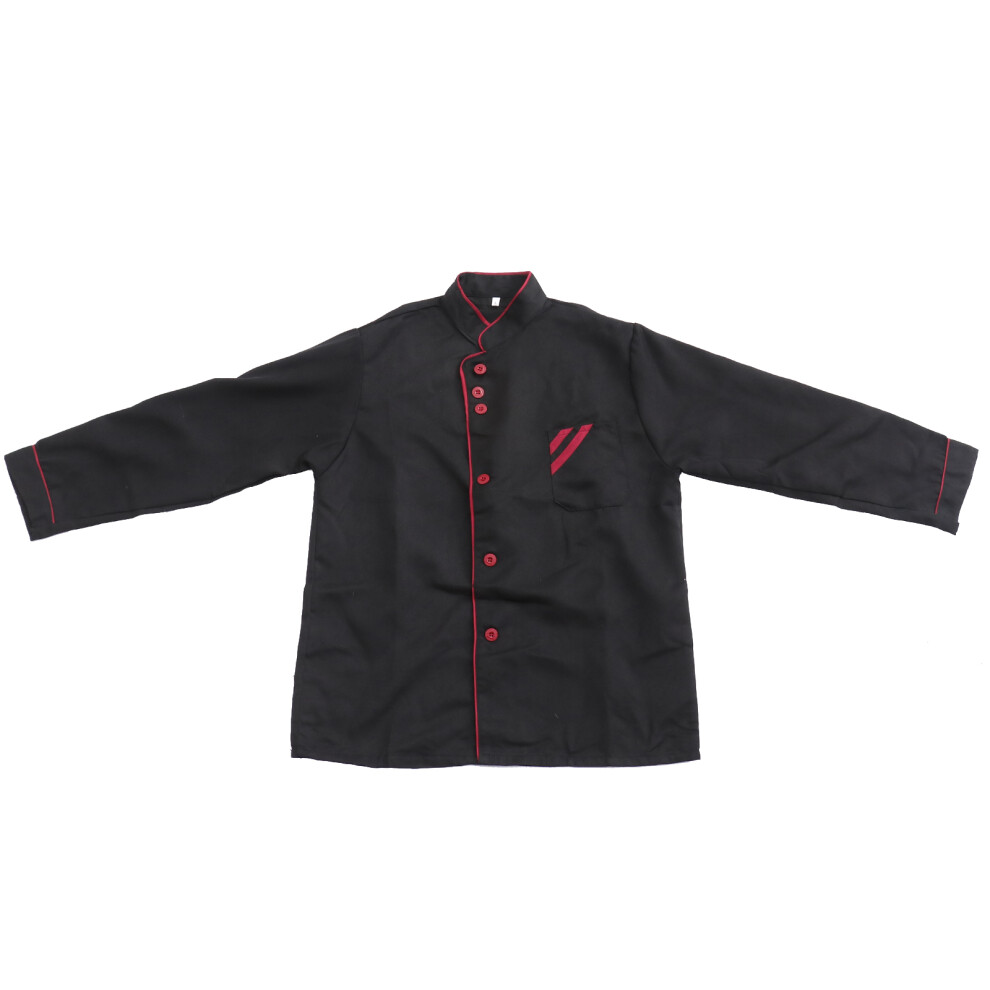 Breathable Black Long Sleeve For Kitchen Supplies 1Set 3061505882826