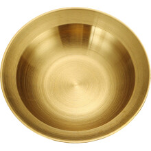 Large Golden Stainless Steel Prep Cooking Bowl for Kitchen Use