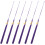 Graduation Tassel Purple 6pcs 15.7x1.4in Polyester 11
