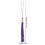 Graduation Tassel Purple 6pcs 15.7x1.4in Polyester 4