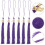Graduation Tassel Purple 6pcs 15.7x1.4in Polyester 5