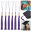 Graduation Tassel Purple 6pcs 15.7x1.4in Polyester 7