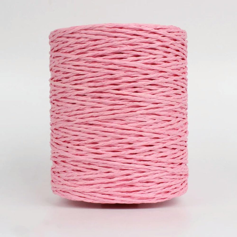 Natural Bast String 280M Roll, Eco-Friendly Straw Yarn For Diy Crafts, Knitting, Crochet, Bags, Hats, And Home Decor 6038364472038