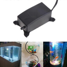 (MB-501,BLACK)2W Silent Aquarium Air Pump Fish Tank Ncreasing Oxygen Pump Soft Pump Hose Mini Compressor Air Stone Fish Living Necessary