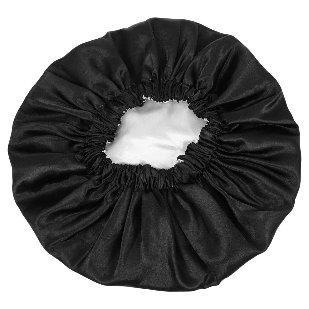 Iplusmile Beanie Hat Black Polyester For Women's Hair Care 1Set