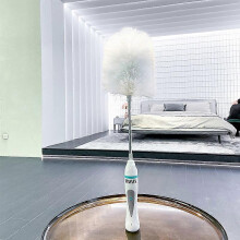 Household Cleaning Brush Electric Duster Feather Duster 360-degree Rotating Dust Collector USB Charing Portable Voccum Clearner