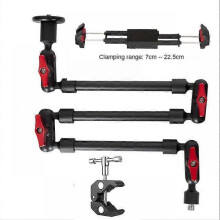 (set-1) New Camera Magic Arm with Super Clip Bracket for Smartphone Camcorder Action Camera Gopro Clamp Wall Mount Tablet Webcam Studio
