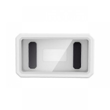 (white) Wall Waterproof Touch Screen Mobile Phone Box Retractable Rotating Mobile Phone Stand Lazy Bracket for Bathroom Kitchen