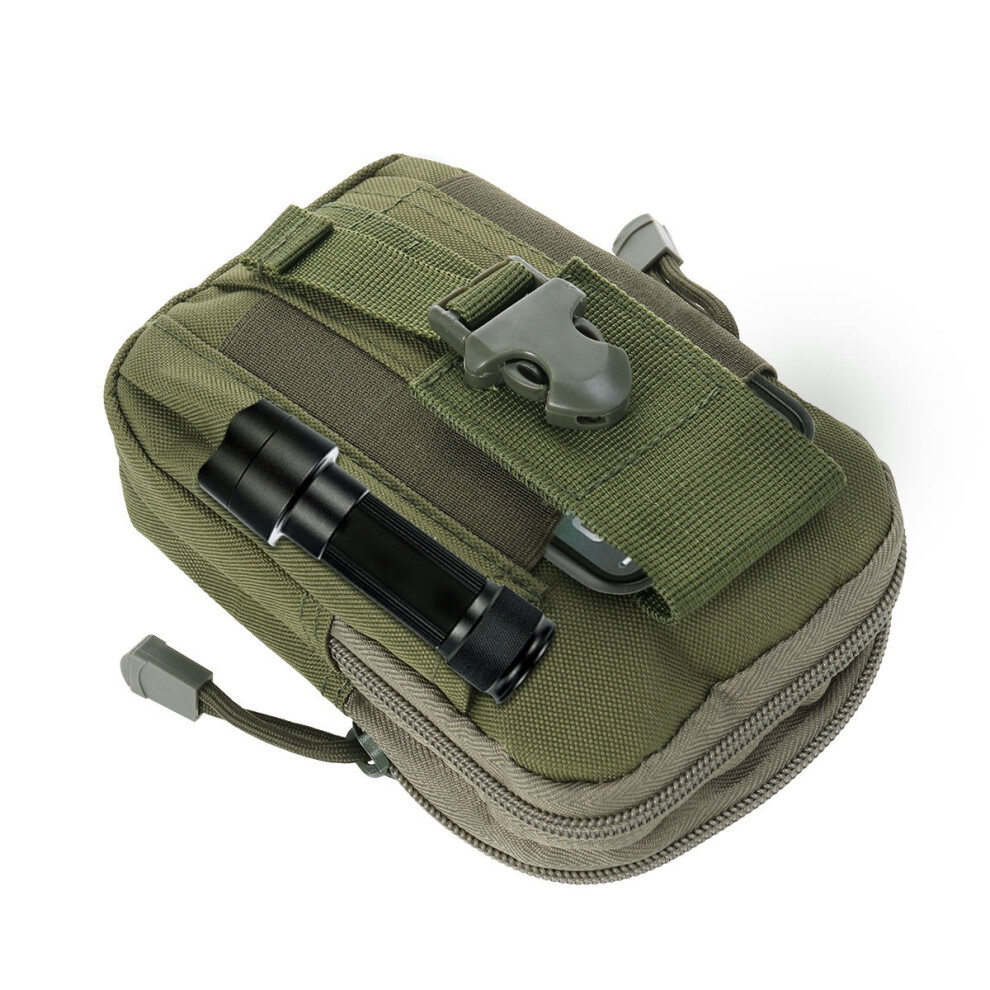 Masteelf  Waist Pouch Bag Camouflage Strap Fitness Travel Olive Green-image-OPC-PJWJDYP-NEW