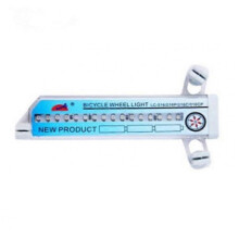 (A) Bicycle Wheel Light Double Sided 16 LED Colorful Mountain Bike Spoke Warning Lights Tire Signal Reflective Lamp Bike Accessories
