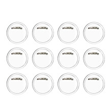 50St Transparante DIY Broches Rond Accessoire Voor Feest Versiering