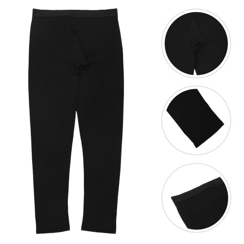 Skin Protection Mens Workout Pants Tight Fitting 1pack 2
