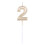 Number 2 Candle Number Candles Decorate Cake 10