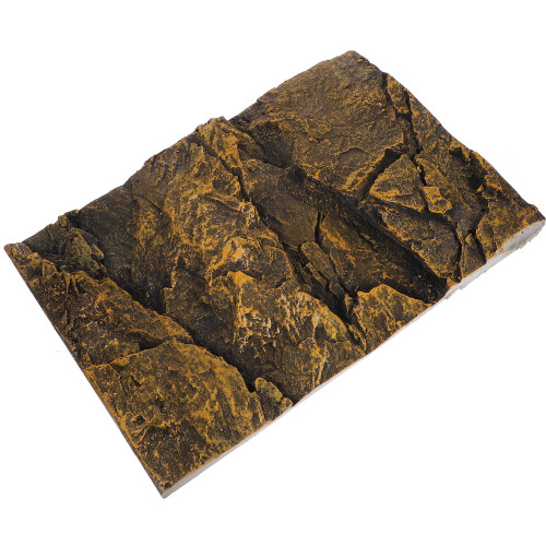 Brown PU Decorative Fish Tank Background Board for Terrarium