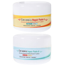 1Set White Tub and Tile Repair Kit with Crystal and Uv Resin Materials