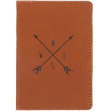 Men Simple Pu Passport Cover Cards Purse Travel Passport Holder Wallet