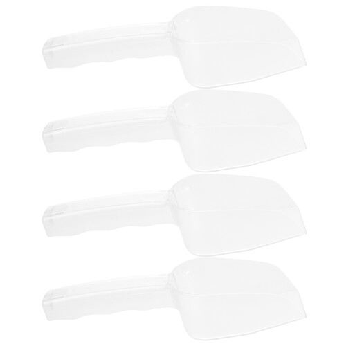 4Pcs Plastic Kitchen Scoop Ice Cream Candy Sugar Flour Grain Scoops