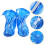 1Paire Couvre-Bottes Réutilisable Nylon Bleu Durable 6