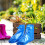 1Paire Couvre-Bottes Réutilisable Nylon Bleu Durable 2