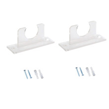 2Pcs Transparent Acrylic Softball Bat Display Holder Wall Storage Rack