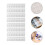8Pcs Adjustable White Plastic Drawer Dividers for Home Organization 4