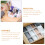 8Pcs Adjustable White Plastic Drawer Dividers for Home Organization 10