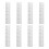 8Pcs Adjustable White Plastic Drawer Dividers for Home Organization 5