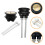 2Pcs Dual Flush Toilet Button ABS Durable Water Tank Push Button Kit 11