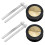 2Pcs Dual Flush Toilet Button ABS Durable Water Tank Push Button Kit 4