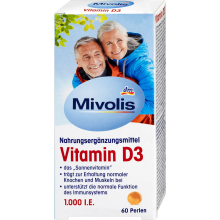 2X Mivolis Vitamin D3 1000 IU Tablets 13.3g