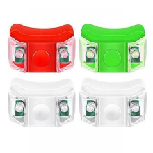 (A) 4pcs LED Boat Navigation Lights Marine Boat Yacht Motorboat Pontoon Signal Warning Light for Night Hunting Night Fishing