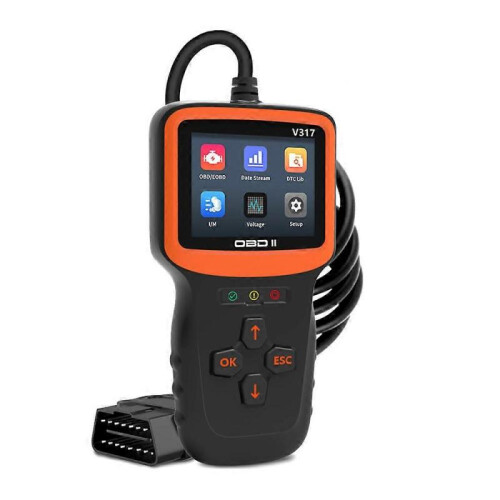 V317 Car Full OBD2 Diagnostic Tools Automotive Professional Code Reader OBD  Scanner Check Engine ELM327 Car Fault Code Erase