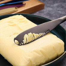(Colorful)Butter Knife Cheese Cutter with Hole Cheese Grater Stainless Steel Kitchen Accessories Wipe Cream Bread Jam Tools Kitchen Gadget