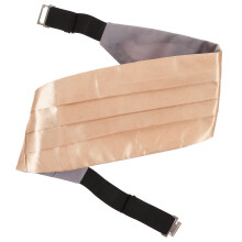 Men Adjustable Silver Cummerbund Stylish Waist Band for Tuxedo