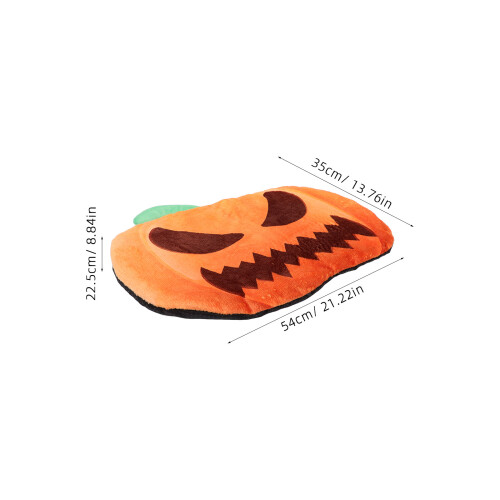 Cat Pumpkin Bed Polyester Orange Non Slip  Theme 1set 1