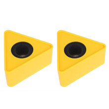2pcs Mic Logo Flag Interview Microphone Yellow