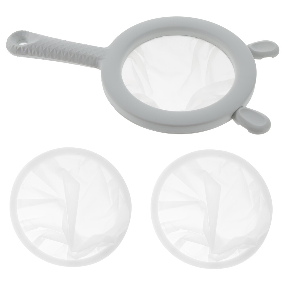 1 Set Kitchen Mesh Sieve Grey Food Grade Filtering Households-image-OPC-PJWKGHD-NEW