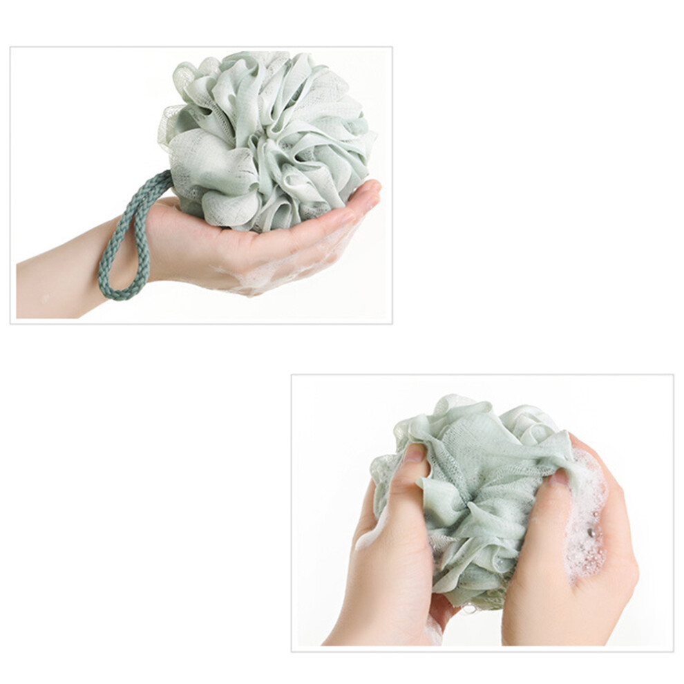 Vaguelly 3Pcs Shower Balls Assorted Colors High Quality Bath Puff Scrubbers