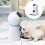 1 Set Of Automatic Feeders For Cats White With Digital Timer 6