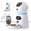 1 Set Of Automatic Feeders For Cats White With Digital Timer 4