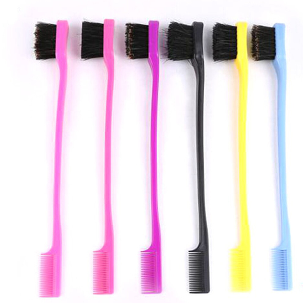 Happyyami 3Pcs Eyebrow Brush Makeup Tool Eyebrow Comb Brush Rosy