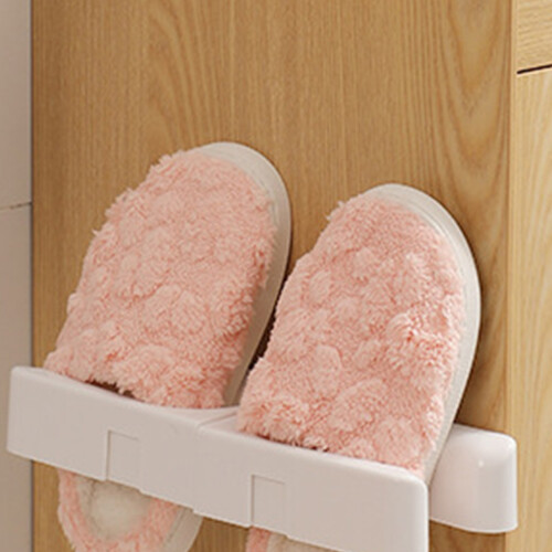 Women's Boot Storage Rack White Plastic 2pcs 2