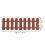 Outdoor Decor For Patio White Plastic 6pcs 3
