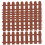 Outdoor Decor For Patio White Plastic 6pcs 10