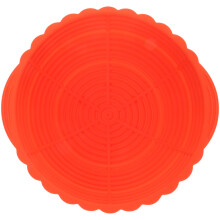 Round Silicone Bread Proofing Bowl Orange For Families 1pack