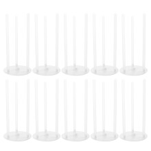 10Sets Plastic Cake Support Rods for Home Use Multi-Layer Cake Display