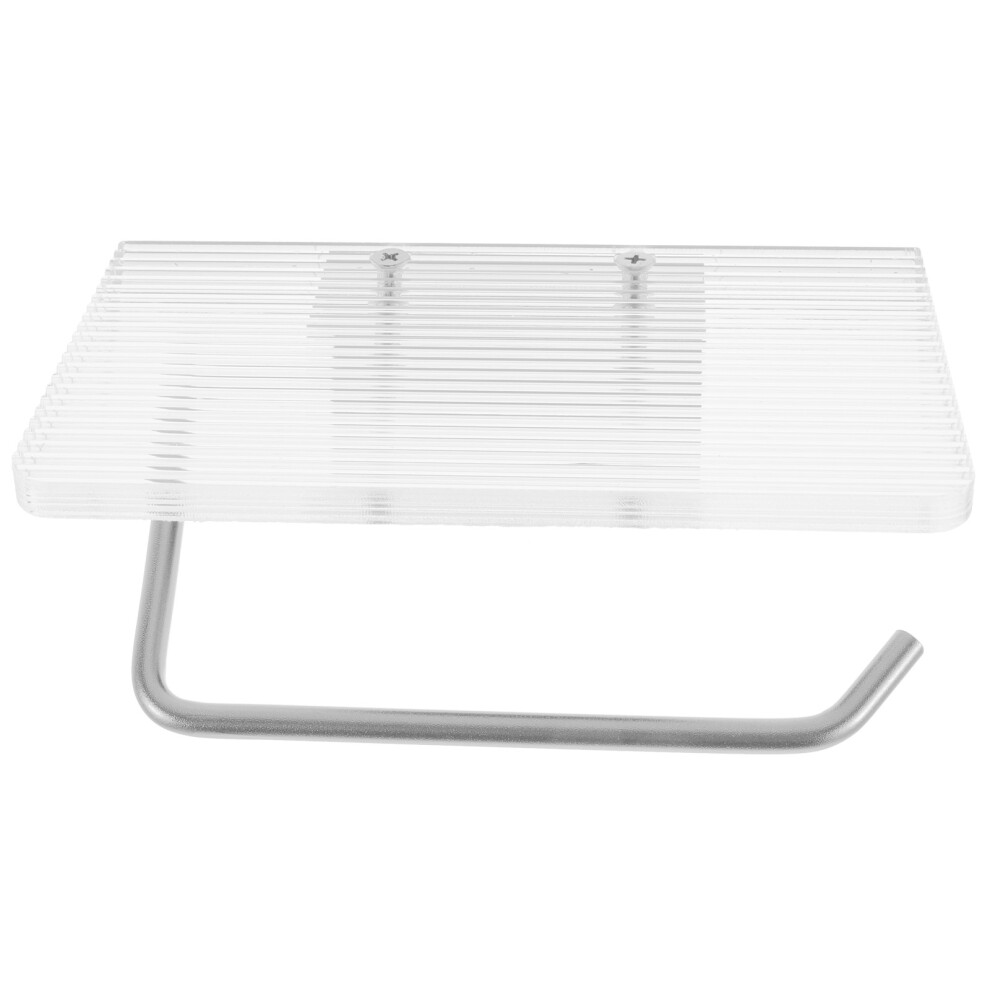 Toilet Roll Holder With Shelf 1 Set Bathroom Tissue Rack-image-OPC-PJWKP9C-NEW