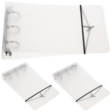 3pcs Binder Student Filling Metal Household Products