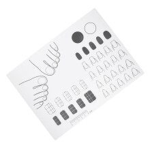Silicone Manicure Pad Silica Gel Coloring Set